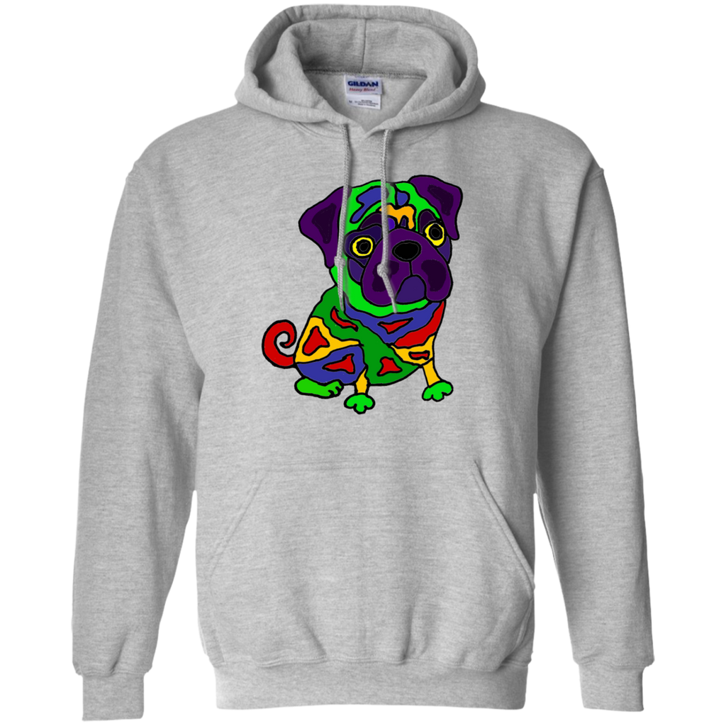 cool funny colorful pug dog pop art T-Shirt