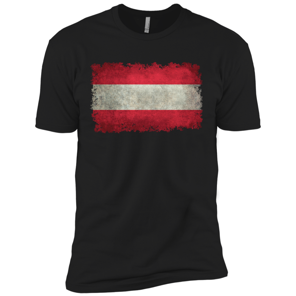 flag of austria in vintage retro style T-Shirt