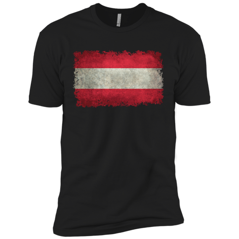 flag of austria in vintage retro style T-Shirt