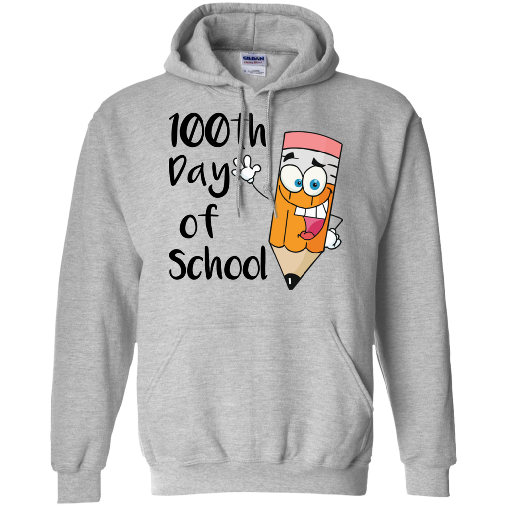 100 days of school with pencil funny kids t T-Shirt