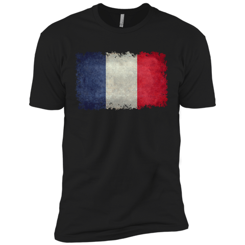flag of france in vintage retro style T-Shirt