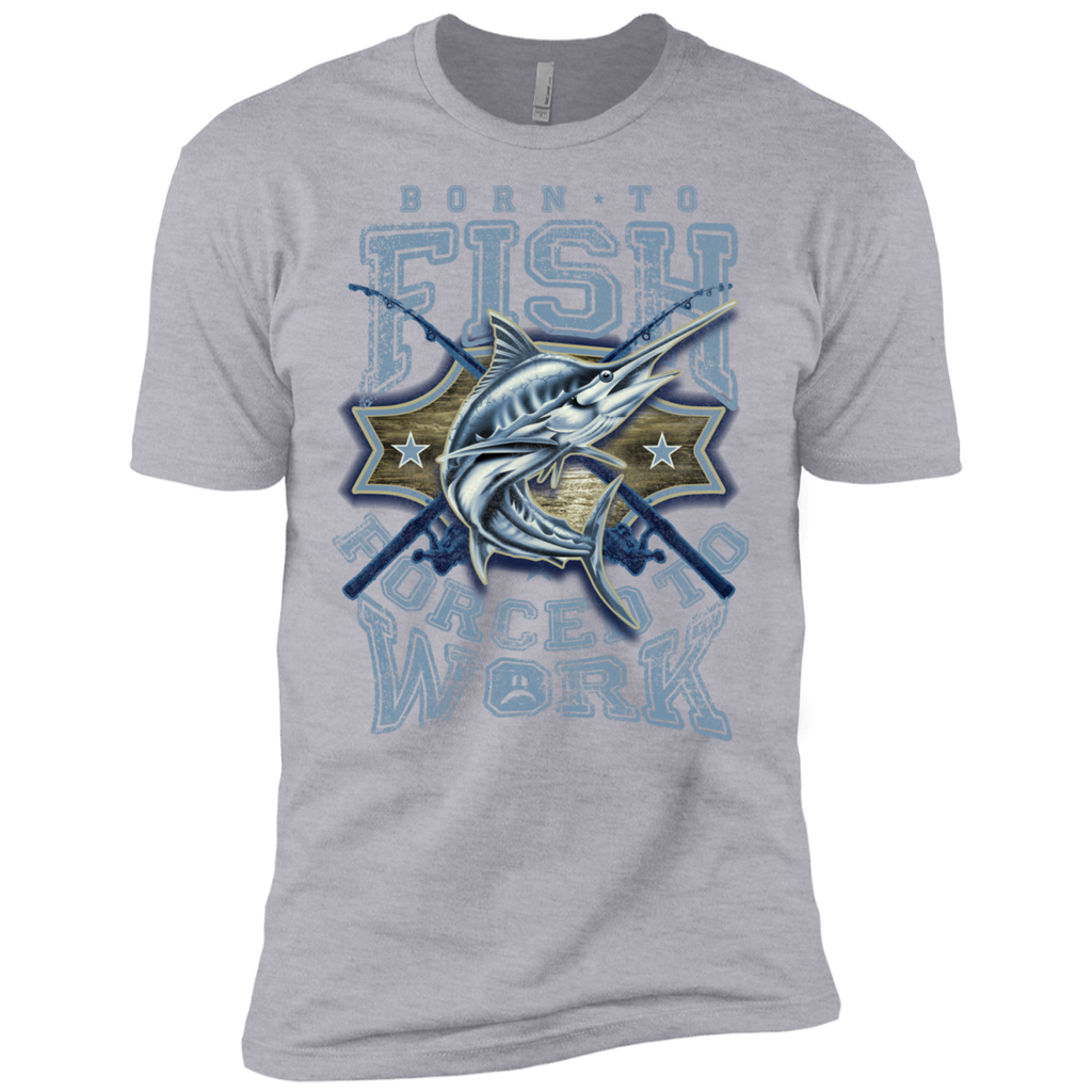 born to fish forced to work T-Shirt