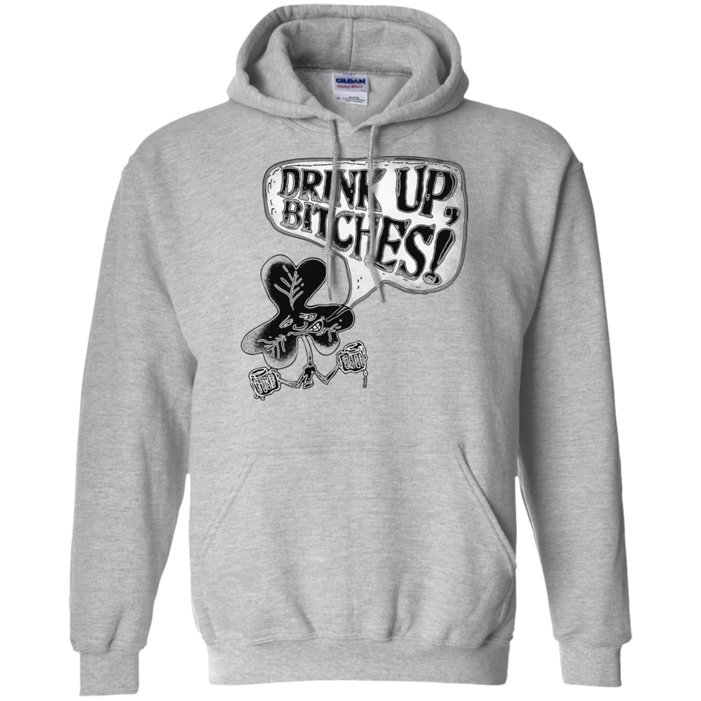 drink up bitches irish shamrock T-Shirt