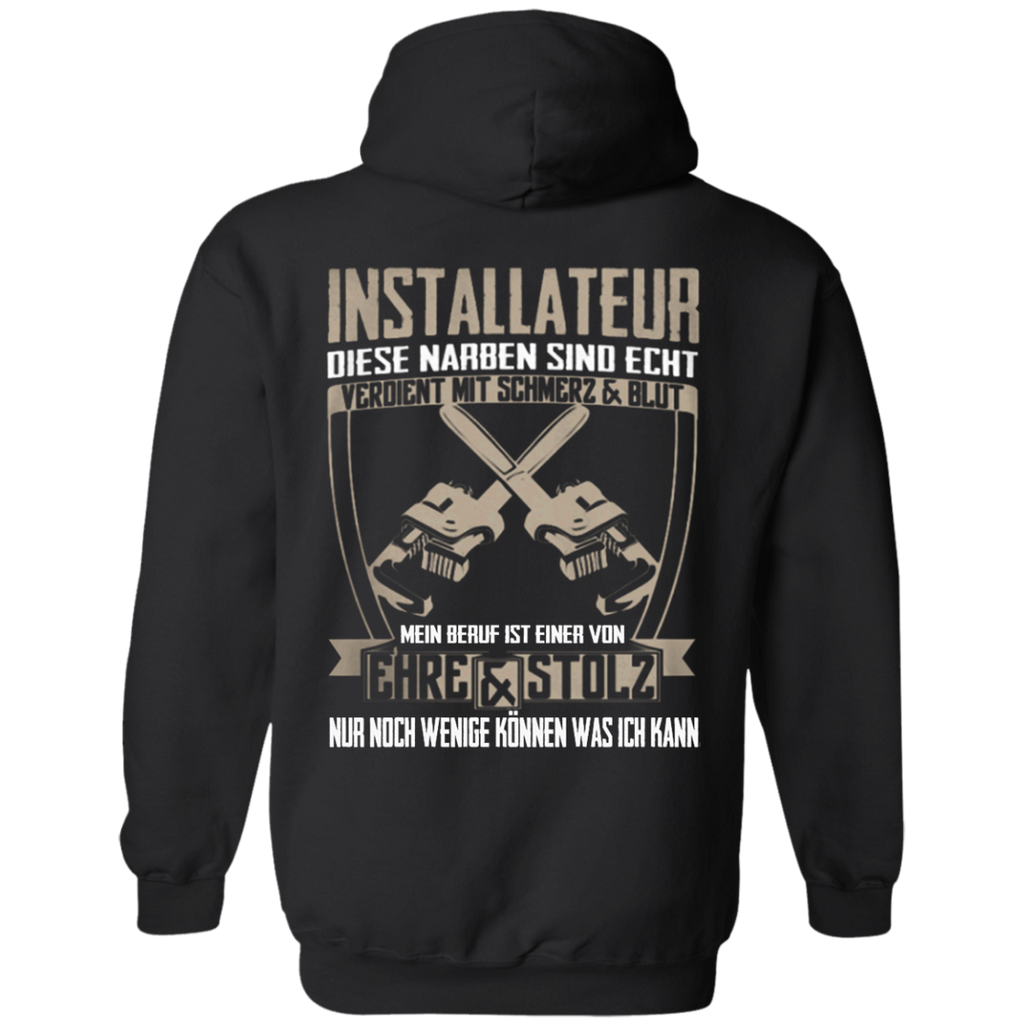 installateur diese narben sind echt verdient mit schmerz und blut T-Shirt