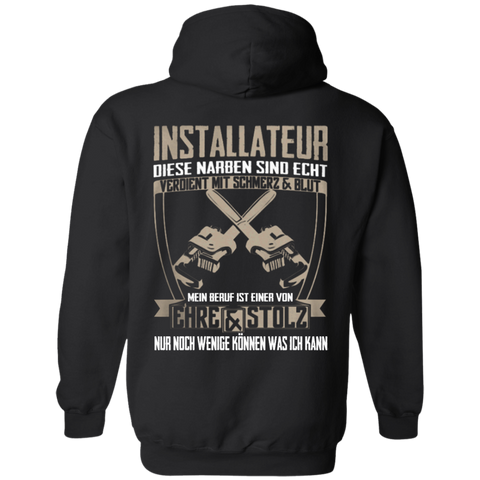 installateur diese narben sind echt verdient mit schmerz und blut T-Shirt