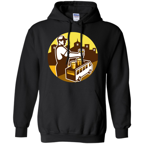 bartender beer city van circle retro T-Shirt