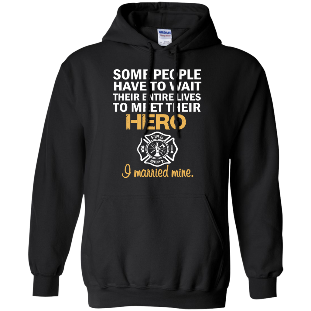 firefighter's wife matching family T-Shirt