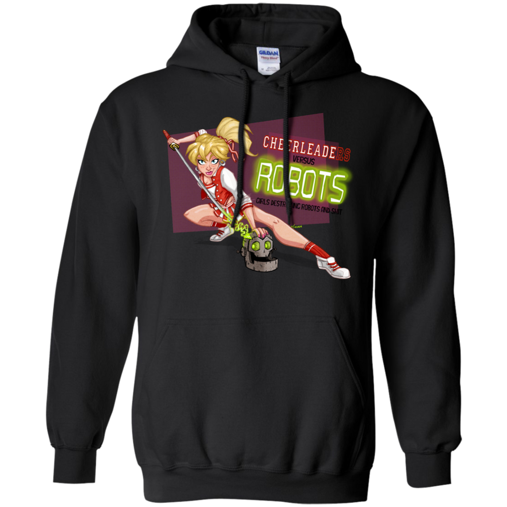 cheerleaders versus robots T-Shirt