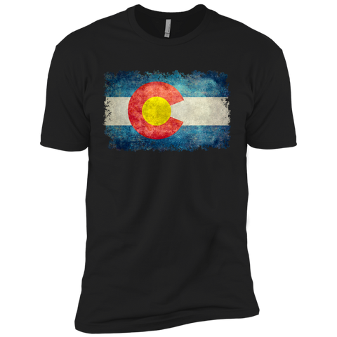 flag of colorado in vintage retro style T-Shirt