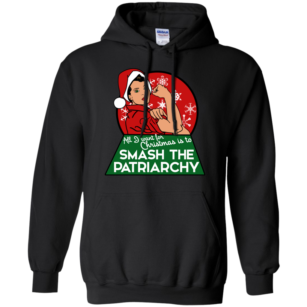 all i want for christmas is to smash the patriarchy holiday sweater T-Shirt