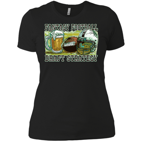 fantasy football draft strategy  beer and football T-Shirt