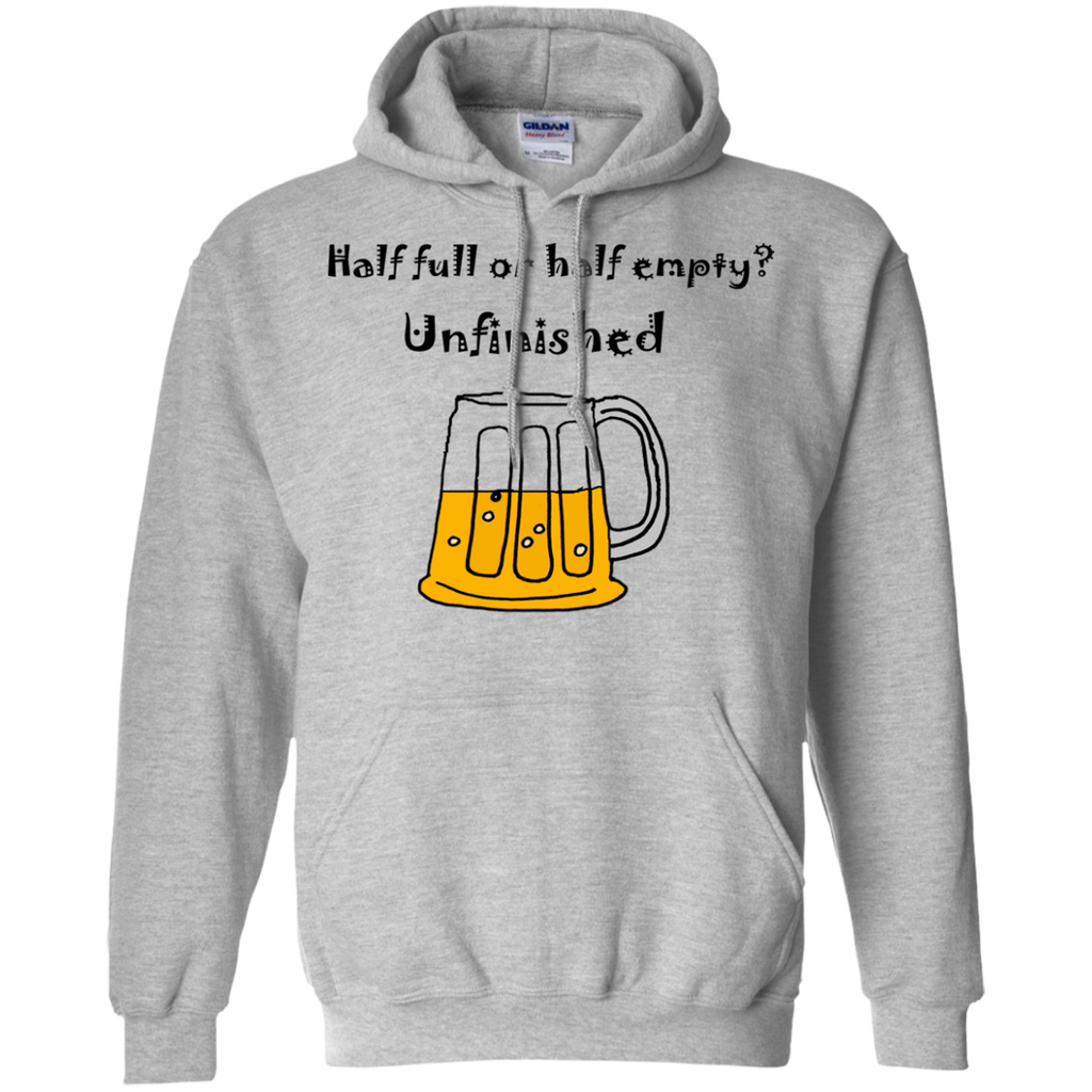cool funny beer glass half full cartoon T-Shirt