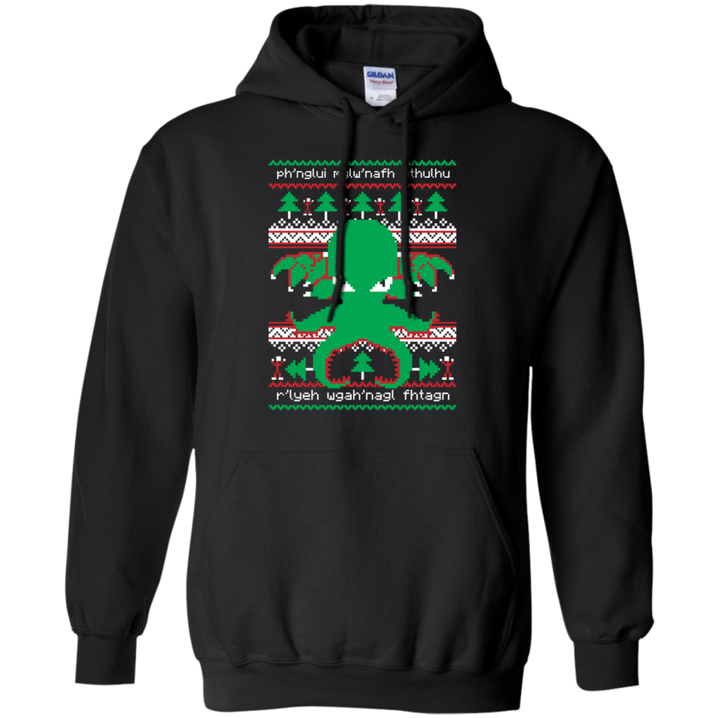 cthulhu cultist christmas holiday sweater T-Shirt