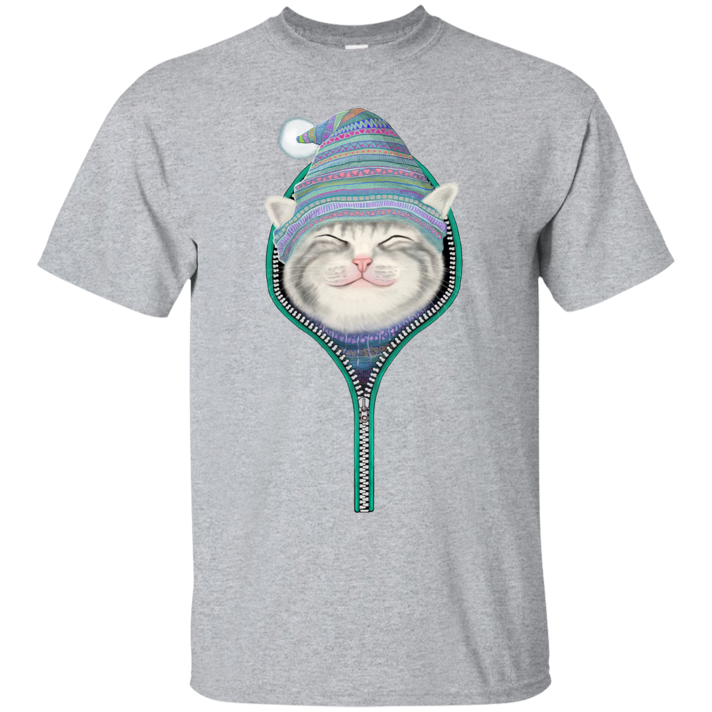 cat in the zip sweatshirt T-Shirt