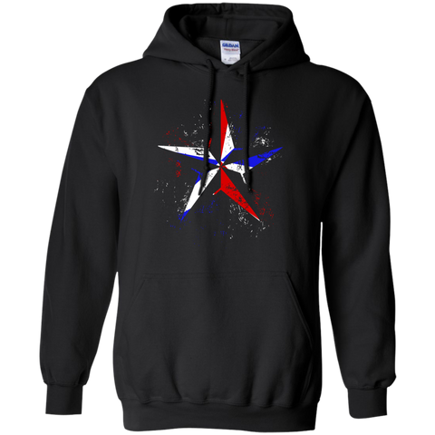 american flag nautical star - grunge T-Shirt