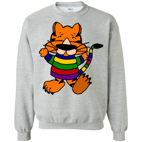 funny cute orange dancing tiger cat sweatshirt T-Shirt