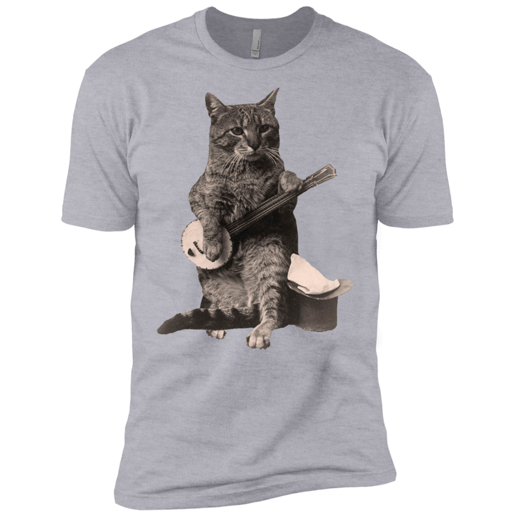 cat playing banjo guitar sweatshirt T-Shirt