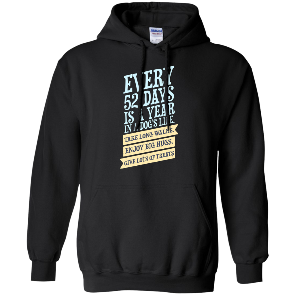 every 52 days is a year in a dogs life T-Shirt