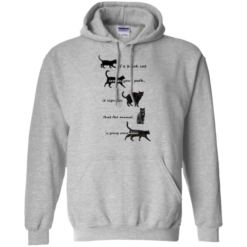 black cat crossing sweatshirt T-Shirt