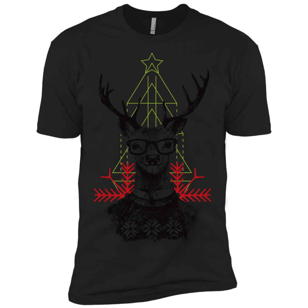 christmas hipster deer holiday sweater T-Shirt