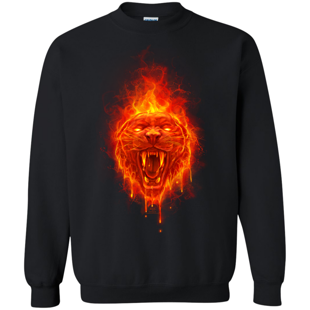 flaming cat t- T-Shirt