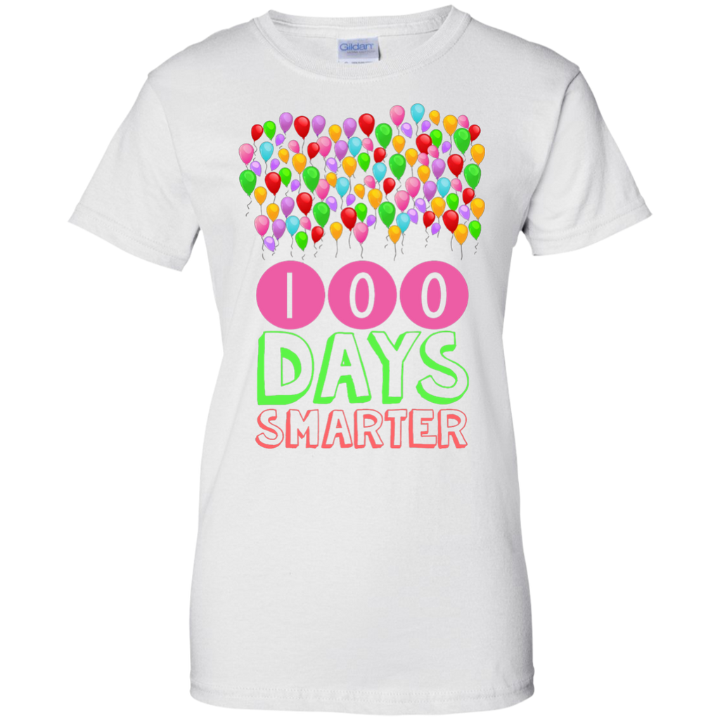 100 balloons 100th day of school teacher student t T-Shirt