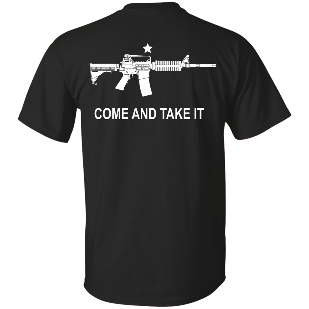 black ar-15 come and take it T-Shirt