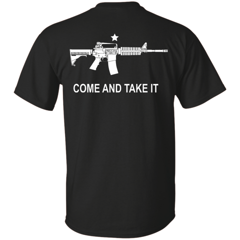 black ar-15 come and take it T-Shirt