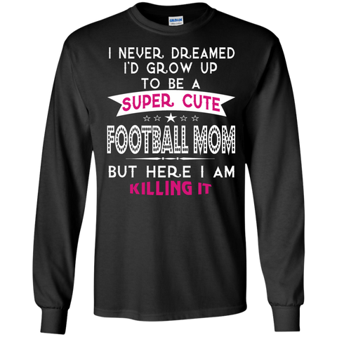 a super cute football mom T-Shirt