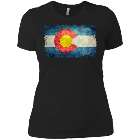flag of colorado in vintage retro style sweatshirt T-Shirt