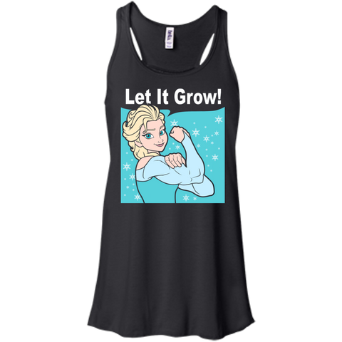 funny gym elsa let it grow fitness tank tops & T-Shirt