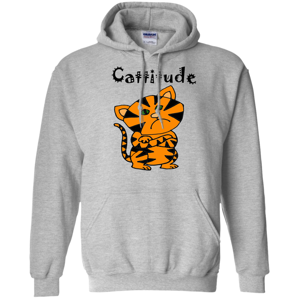 cool funny orange tiger cat with attitude t- T-Shirt