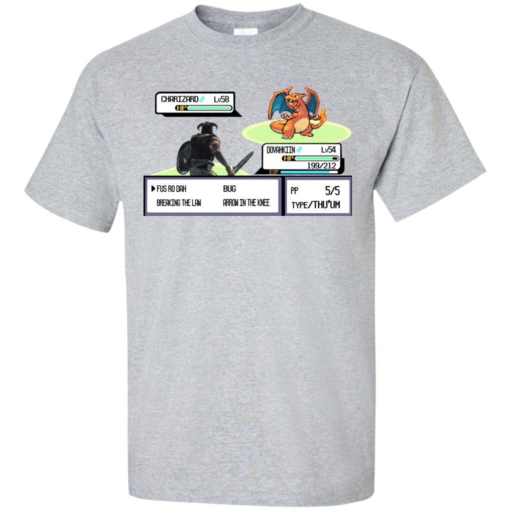 dovahkiin vs charizard T-Shirt
