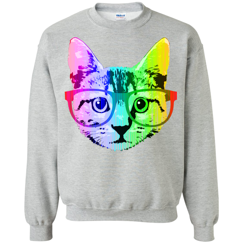 funny rainbow cat sweatshirt T-Shirt