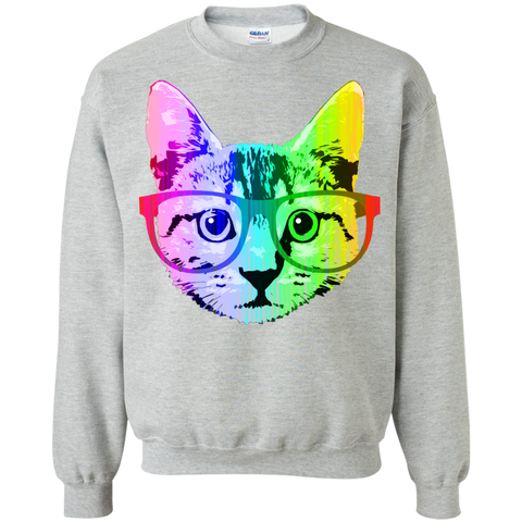 funny rainbow cat sweatshirt T-Shirt