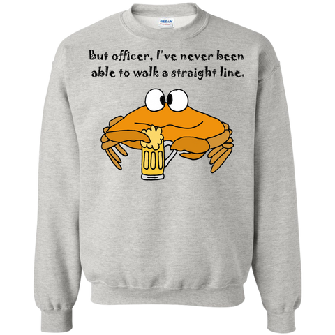 funny funky crab drinking beer cartoon T-Shirt