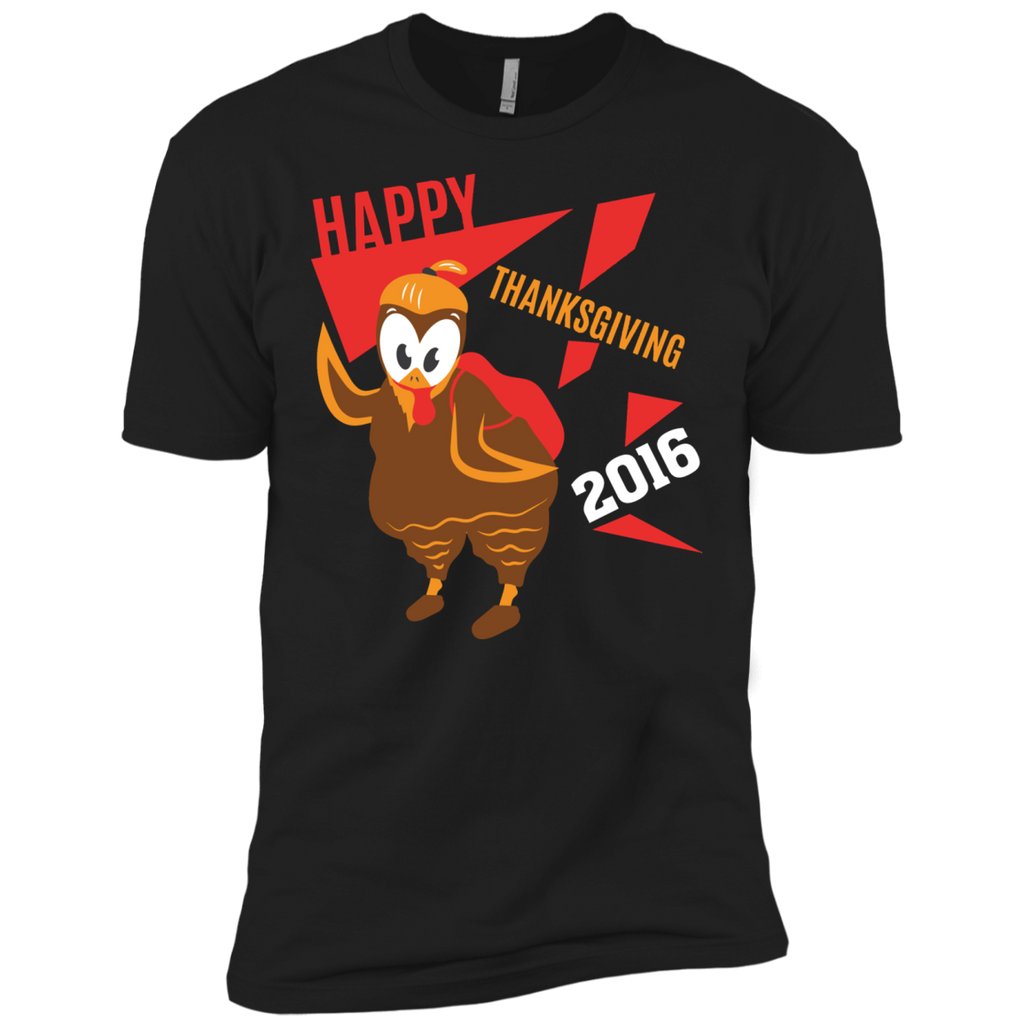 funny happy thanksgiving 2016 turkey face design T-Shirt