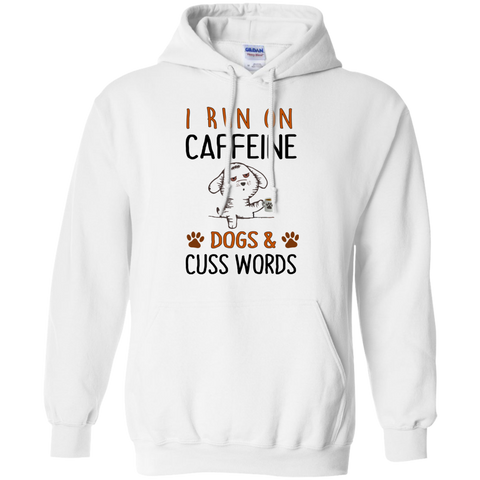 i run on caffeine dogs and cuss words T-Shirt