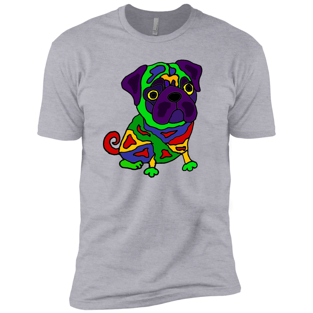 cool funny colorful pug dog pop art T-Shirt
