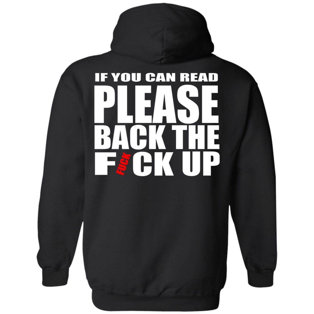 back the fvck up - motorcycle T-Shirt