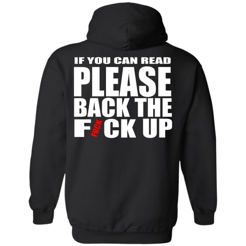 back the fvck up - motorcycle T-Shirt