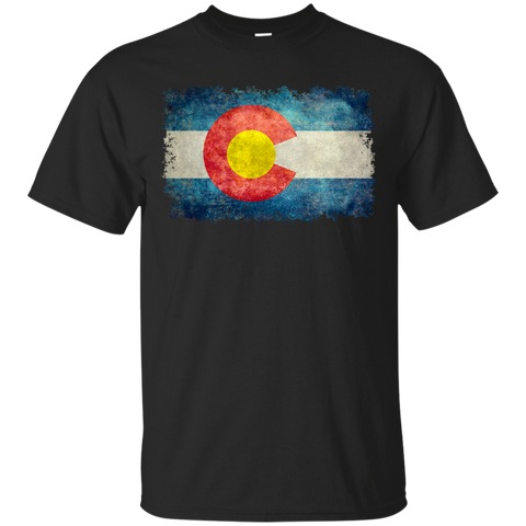 flag of colorado in vintage retro style sweatshirt T-Shirt