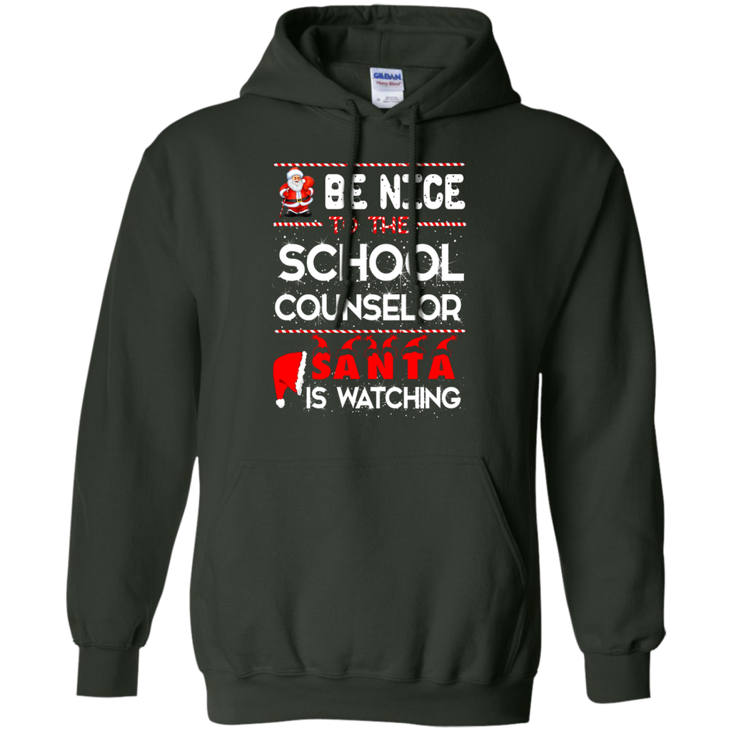 be nice to the school counselor santa is watching T-Shirt