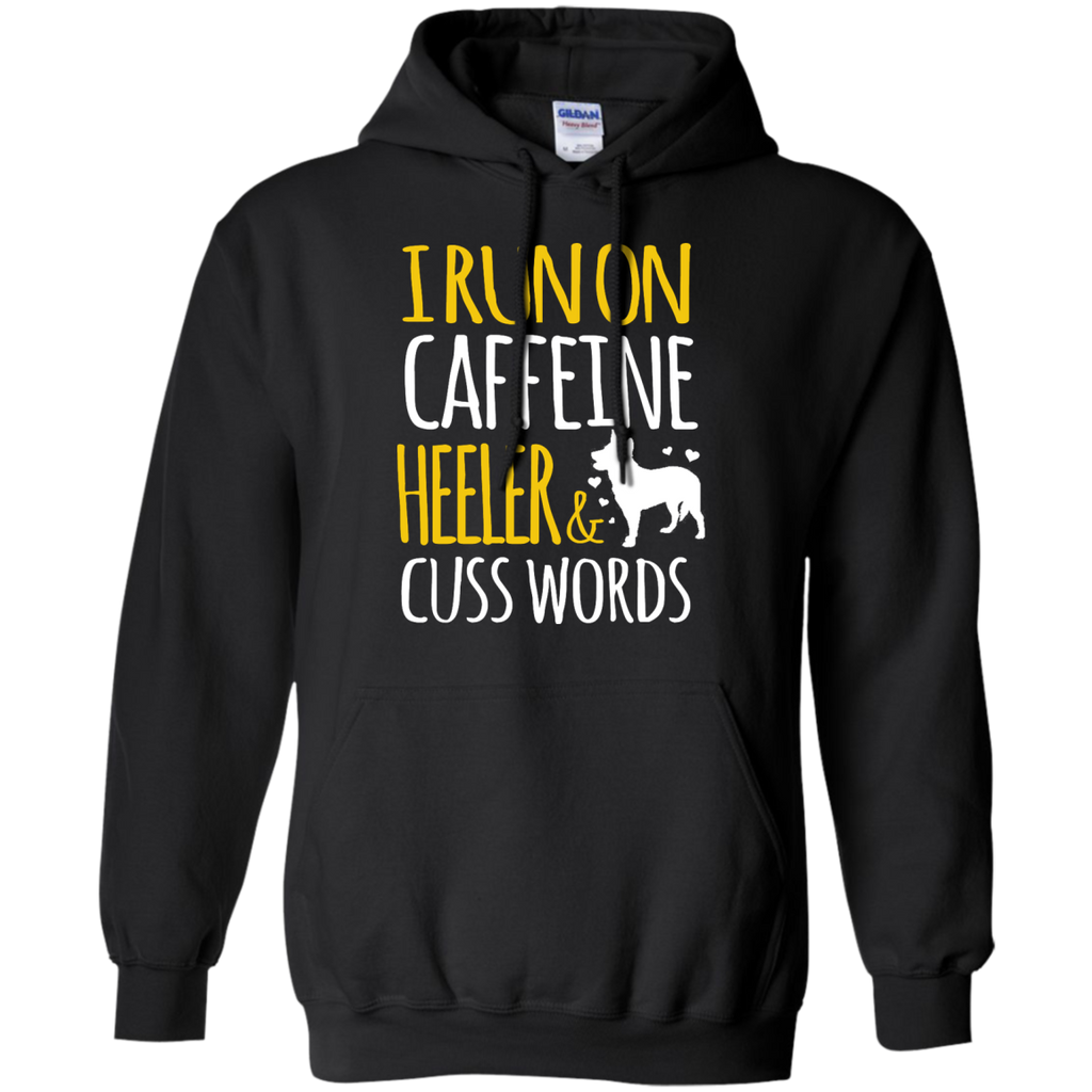 i run on caffeine heeler & cuss words T-Shirt
