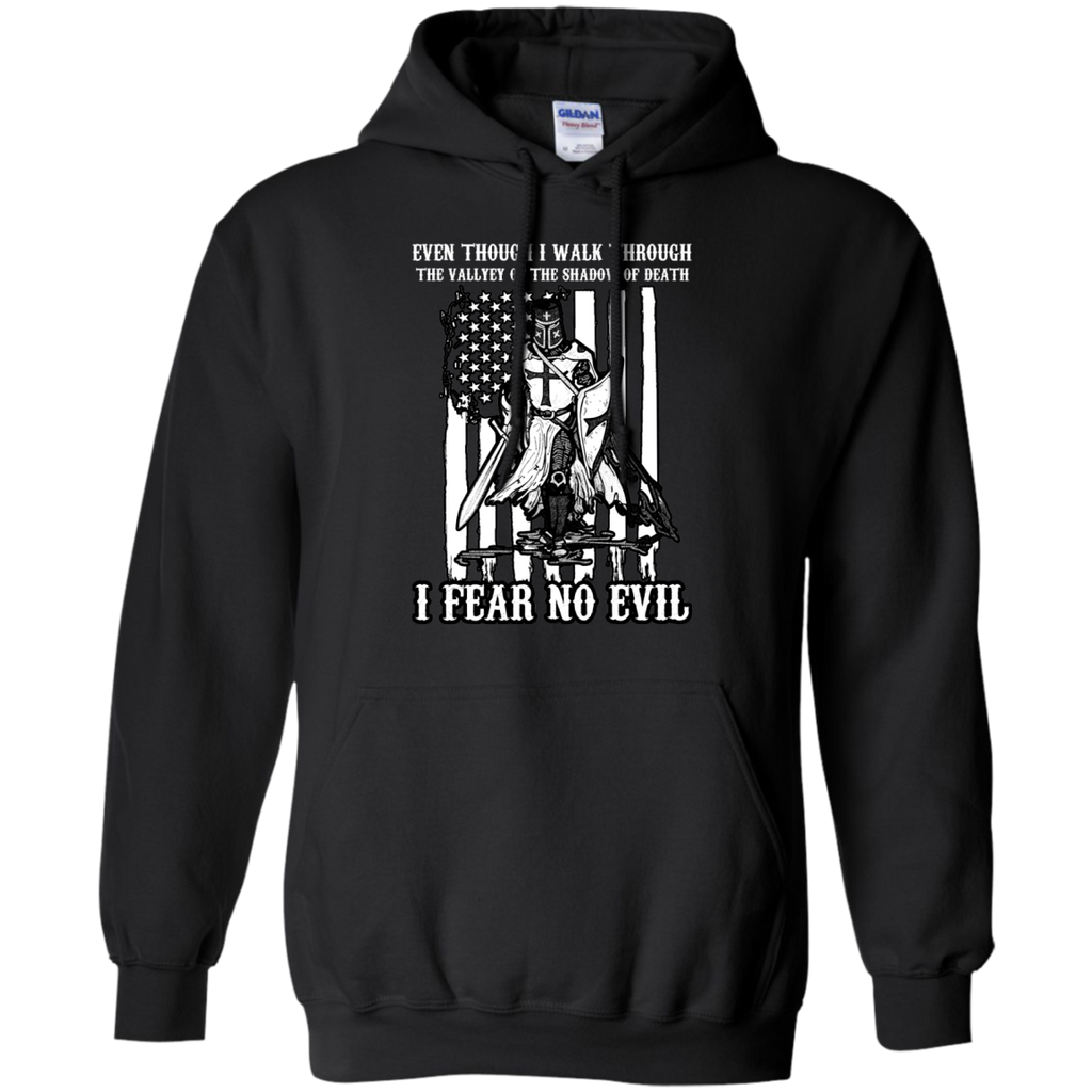 even though i walk shadow of death - fear no evil - T-Shirt