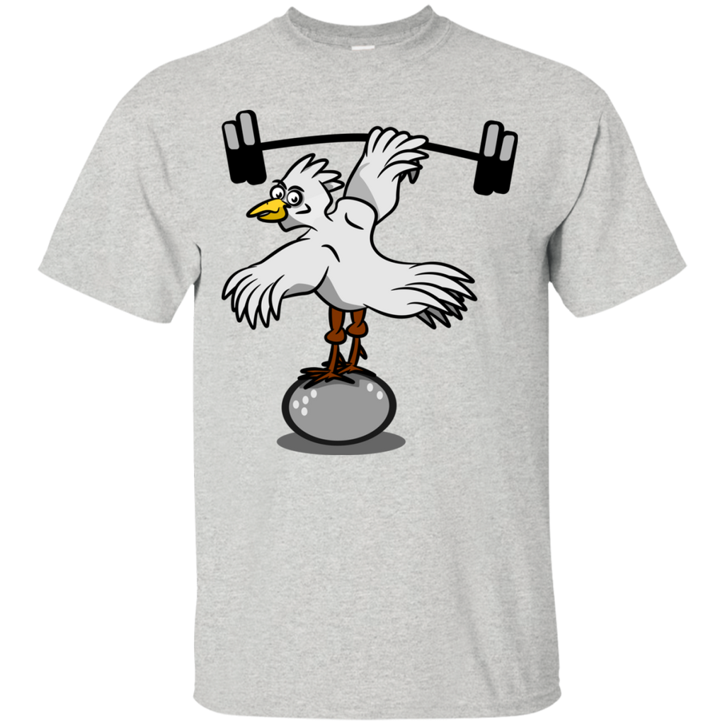 chicken lifting weights T-Shirt