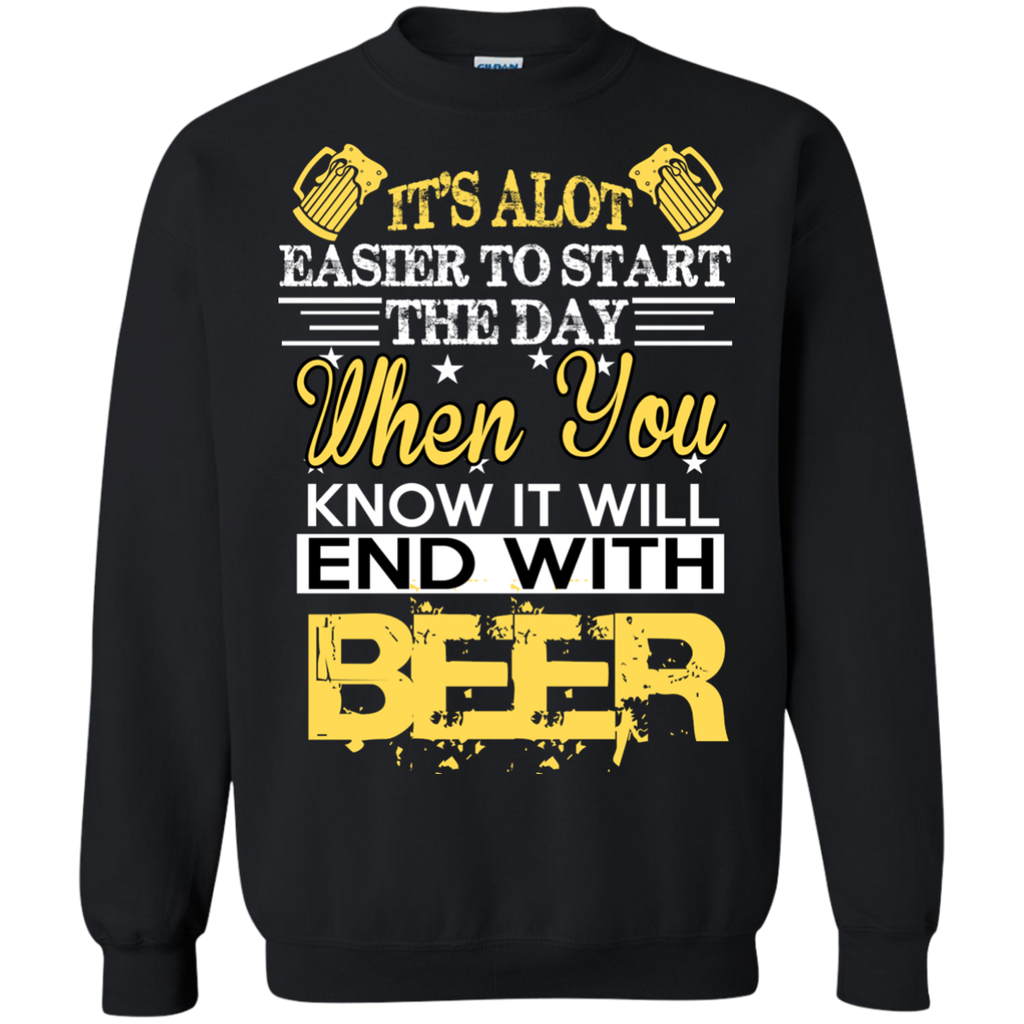 it's alot easier to start the day T-Shirt