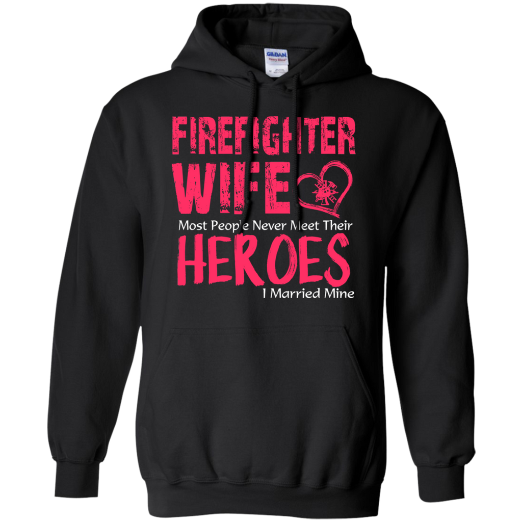firefighter wife heroes i married mine T-Shirt