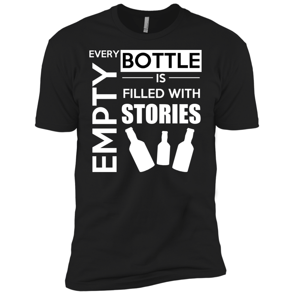 every empty bottle is filled with stories funny beer T-Shirt