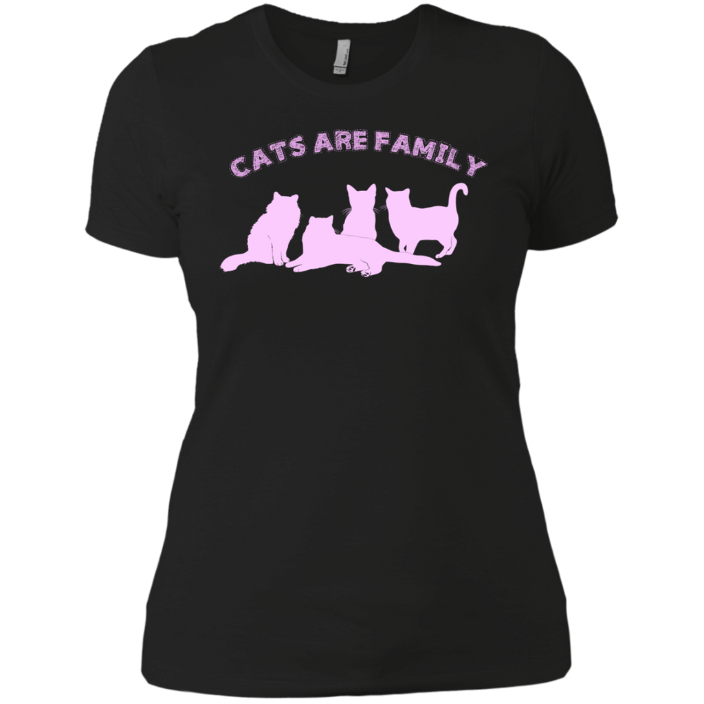 cats are family (pink) sweatshirt T-Shirt